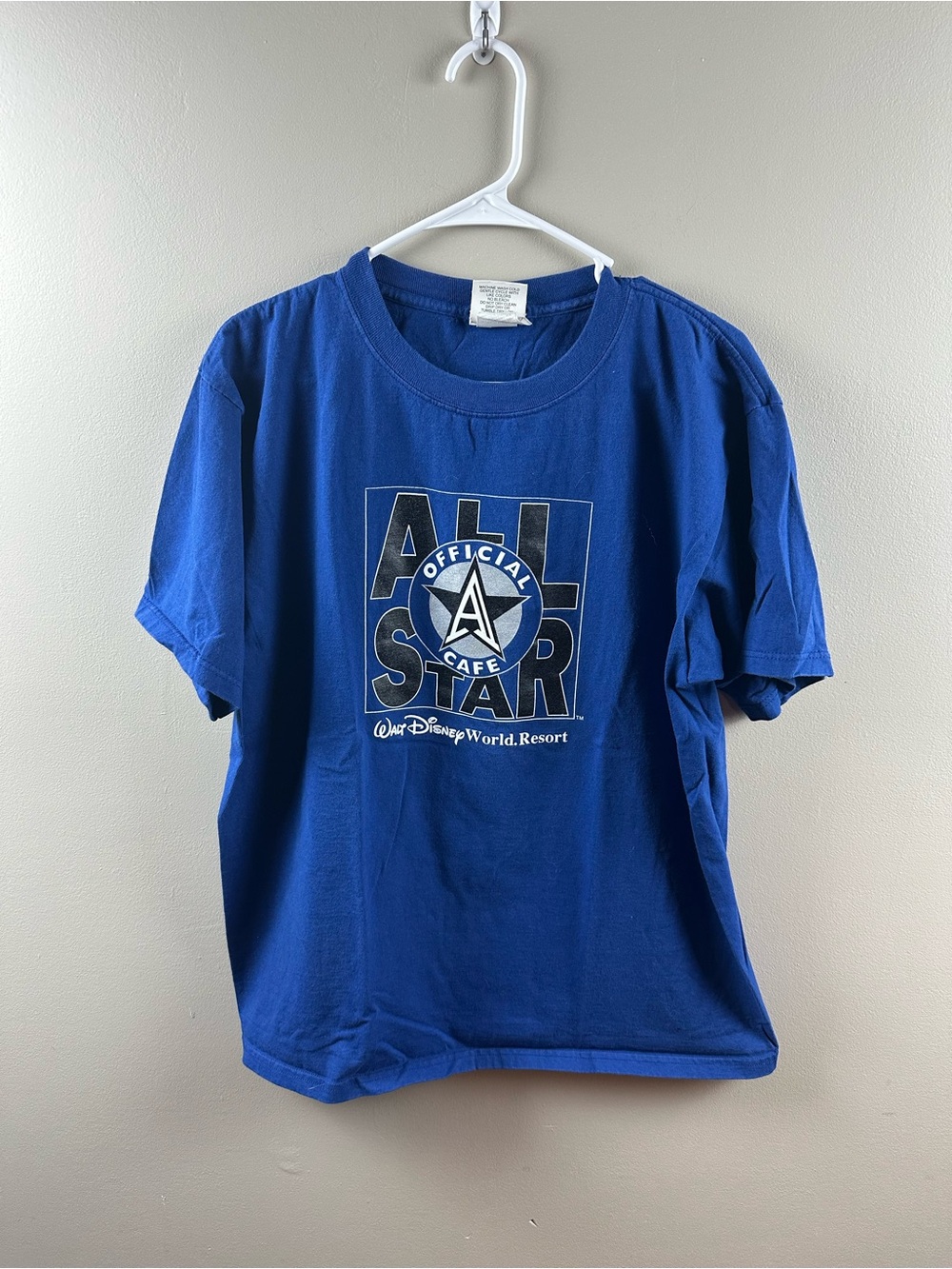 VTG Large Official All Star Cafe Walt Disney World Resort T Shirt
